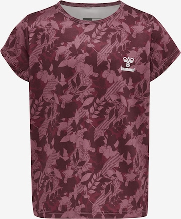 T-Shirt 'NANNA' Hummel en violet : devant