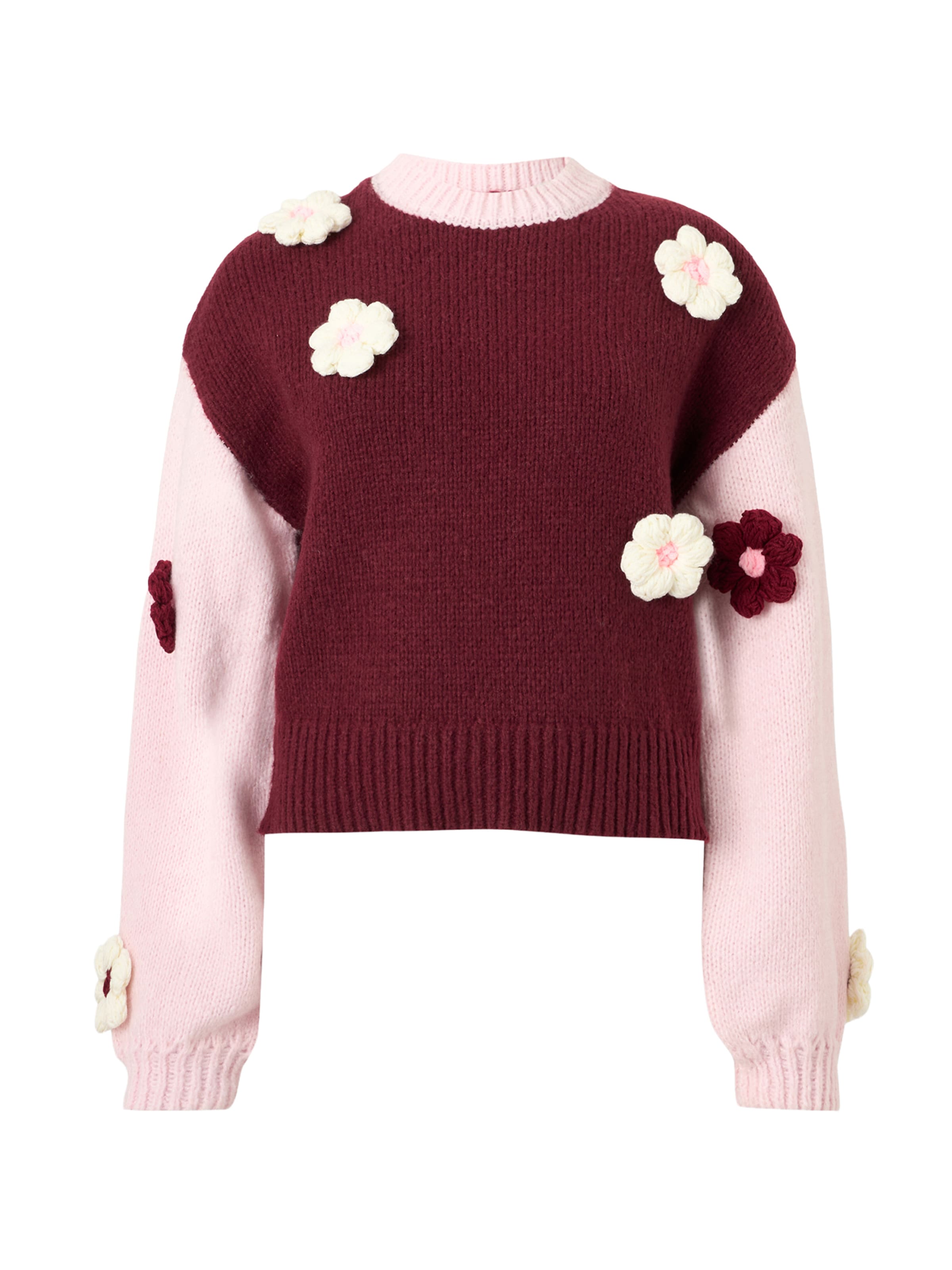 PIECES Pullover 'PCJENNER' i rød: forside