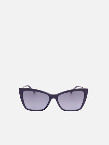 Carolina Herrera Zonnebril in Blauw: voorkant