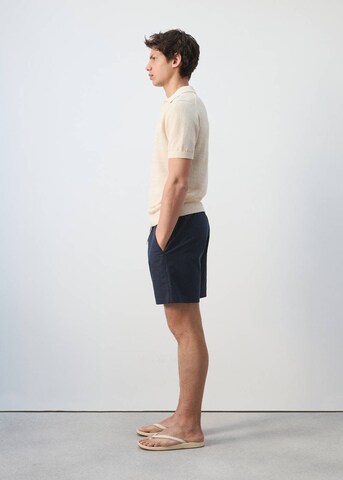 MANGO MAN Regular Chino Pants 'Rey' in Blue
