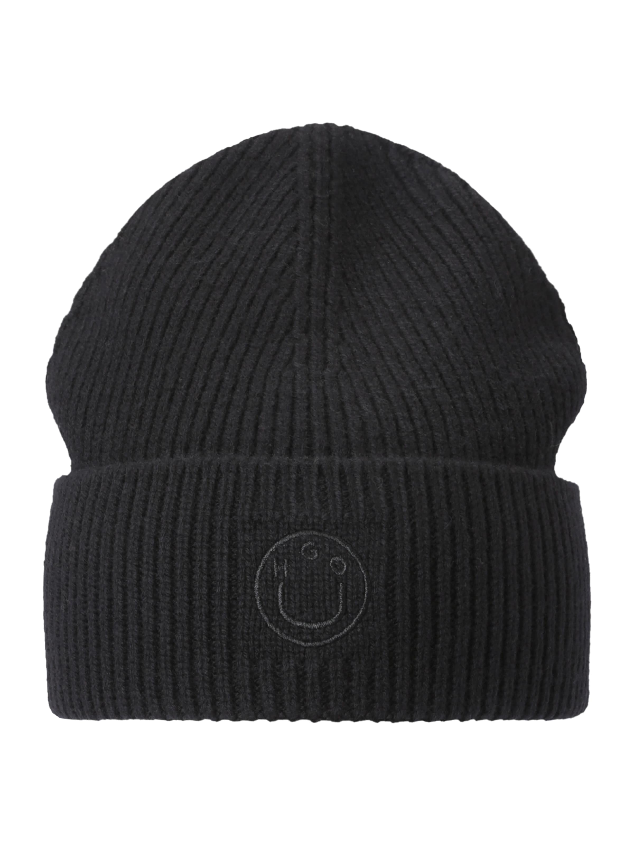 HUGO Mütze 'Xafon_B' in Schwarz: Vorderseite