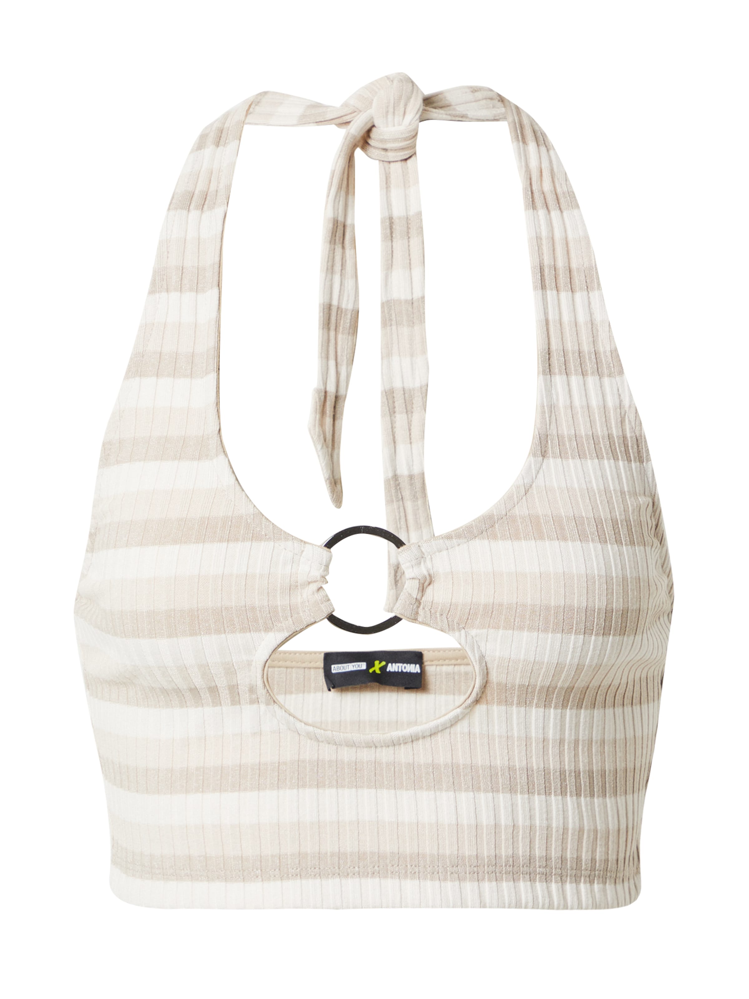 ABOUT YOU x Antonia - Top ' Carey' em bege: frente