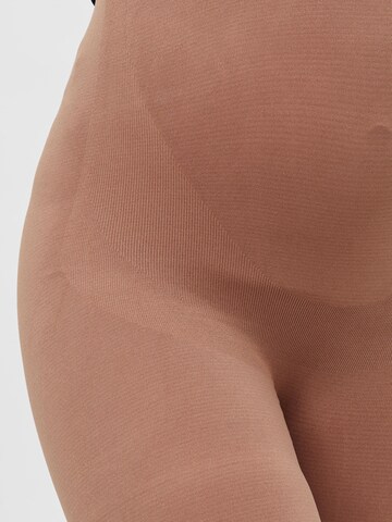MAMALICIOUS Skinny Leggings 'Tia Jeanne' in Brown