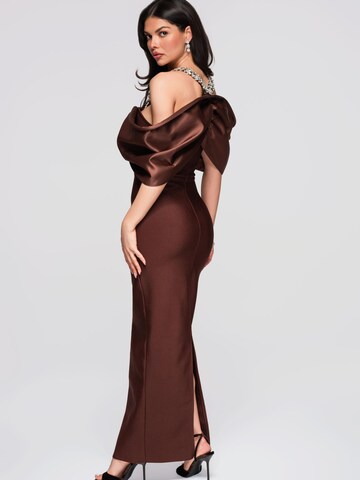 Ombre Abendkleid‌‌‌‌‌‌ in Braun