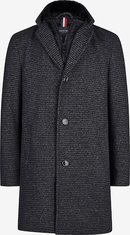 HECHTER PARIS Between-Seasons Coat 'Classic' in Grey: front