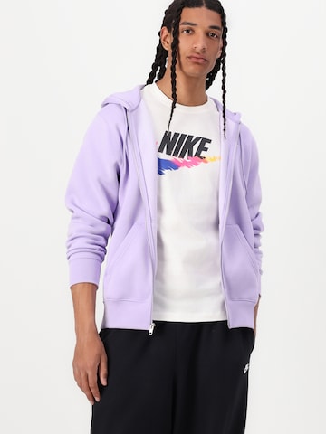 Veste de survêtement 'CLUB' Nike Sportswear en violet