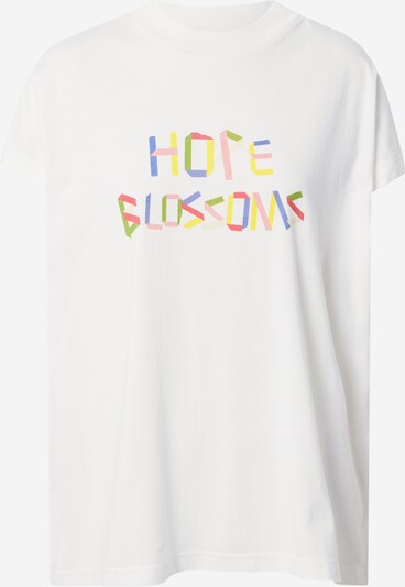 Thinking MU T-shirt 'HOPE BLOSSOMS' en mélange de couleurs / blanc, Vue avec produit