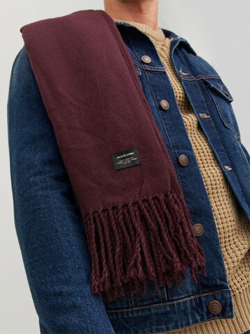 Écharpe 'Solid' JACK & JONES en rouge