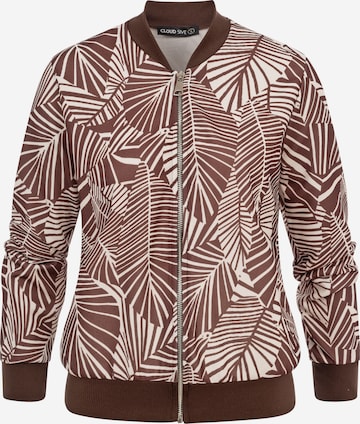 Veste mi-saison Cloud5ive en marron : devant