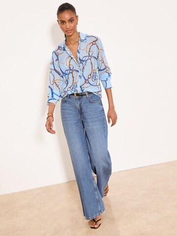 Lipsy Bluse in Blau