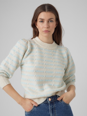 Pull-over 'LEONOR' VERO MODA en beige