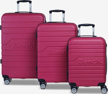 BENCH Suitcase Set 'Seattle' in Pink: front