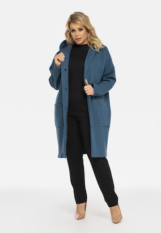 Karko Between-Seasons Coat in Blue