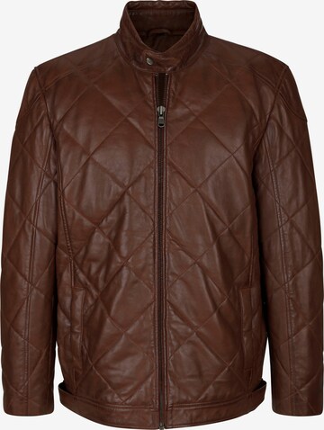 Boston Park Between-Season Jacket in Brown: front