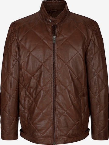 Boston Park Between-Season Jacket in Brown: front