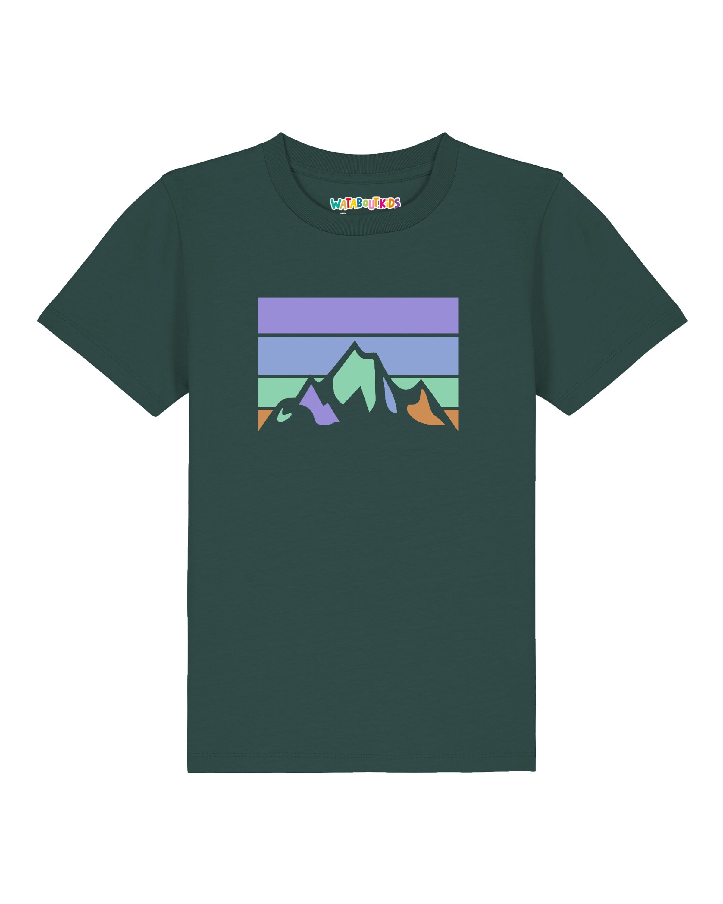 T-Shirt 'Landscape' watabout.kids en vert : devant
