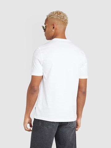 BOSS T-Shirt 'Cassette' in Weiß