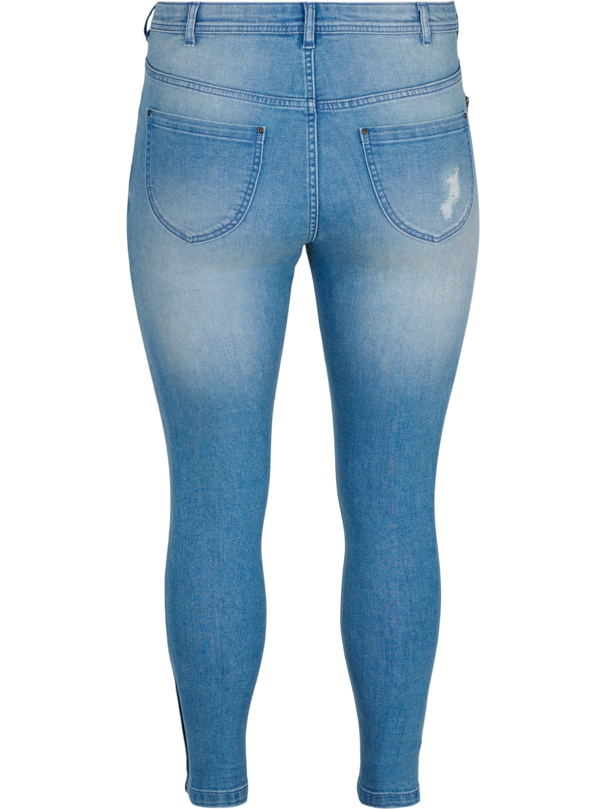 Coupe slim Jean 'Amy' Zizzi en bleu