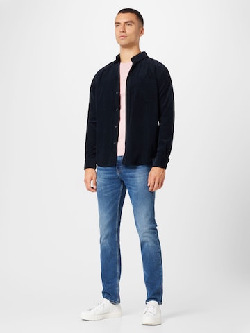 ABOUT YOU Regular fit Overhemd 'Hamza' in Blauw