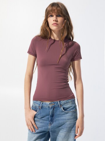 Pull&Bear Majica | siva barva: sprednja stran