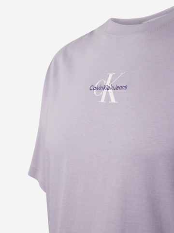 Calvin Klein Jeans Plus T-shirt i lila