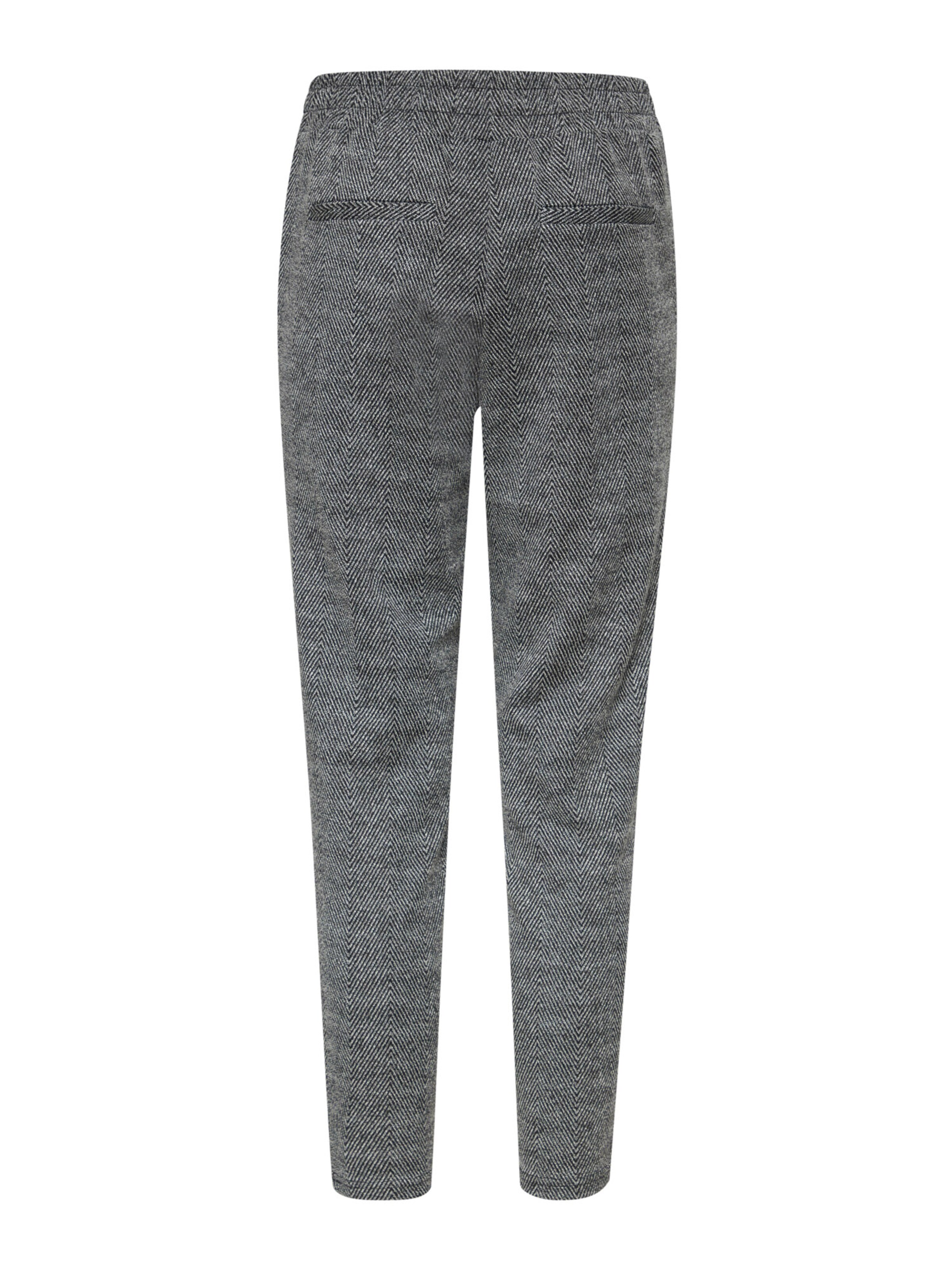 ICHI Slimfit Bandplooibroek 'IHKate' in Grijs