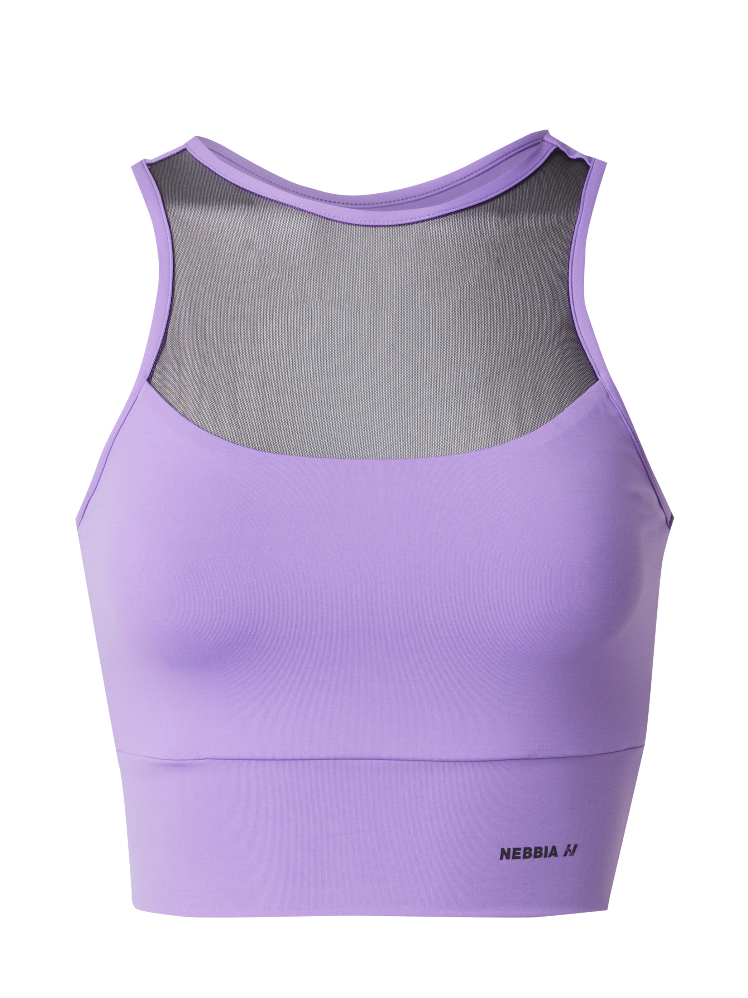 NEBBIA Bustier Sport-BH in Lila: Vorderseite