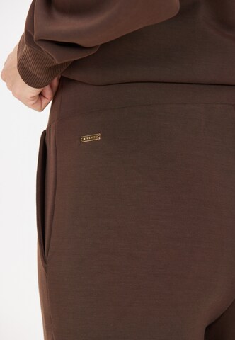 Athlecia Loose fit Workout Pants 'Jacey' in Brown