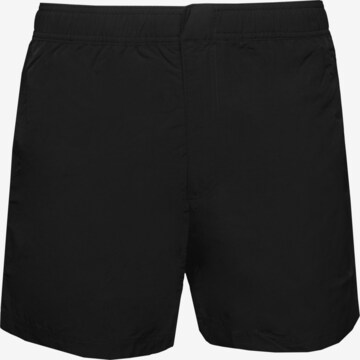 BJÖRN BORG Athletic Swim Trunks in Black: front