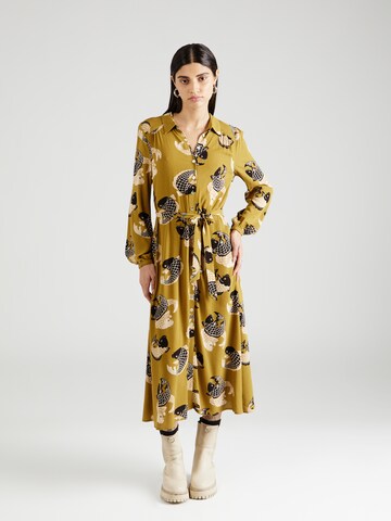 King Louie - Vestido camisero 'Carina' en amarillo: frente