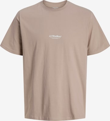 T-Shirt 'JJESoho' JACK & JONES en marron : devant