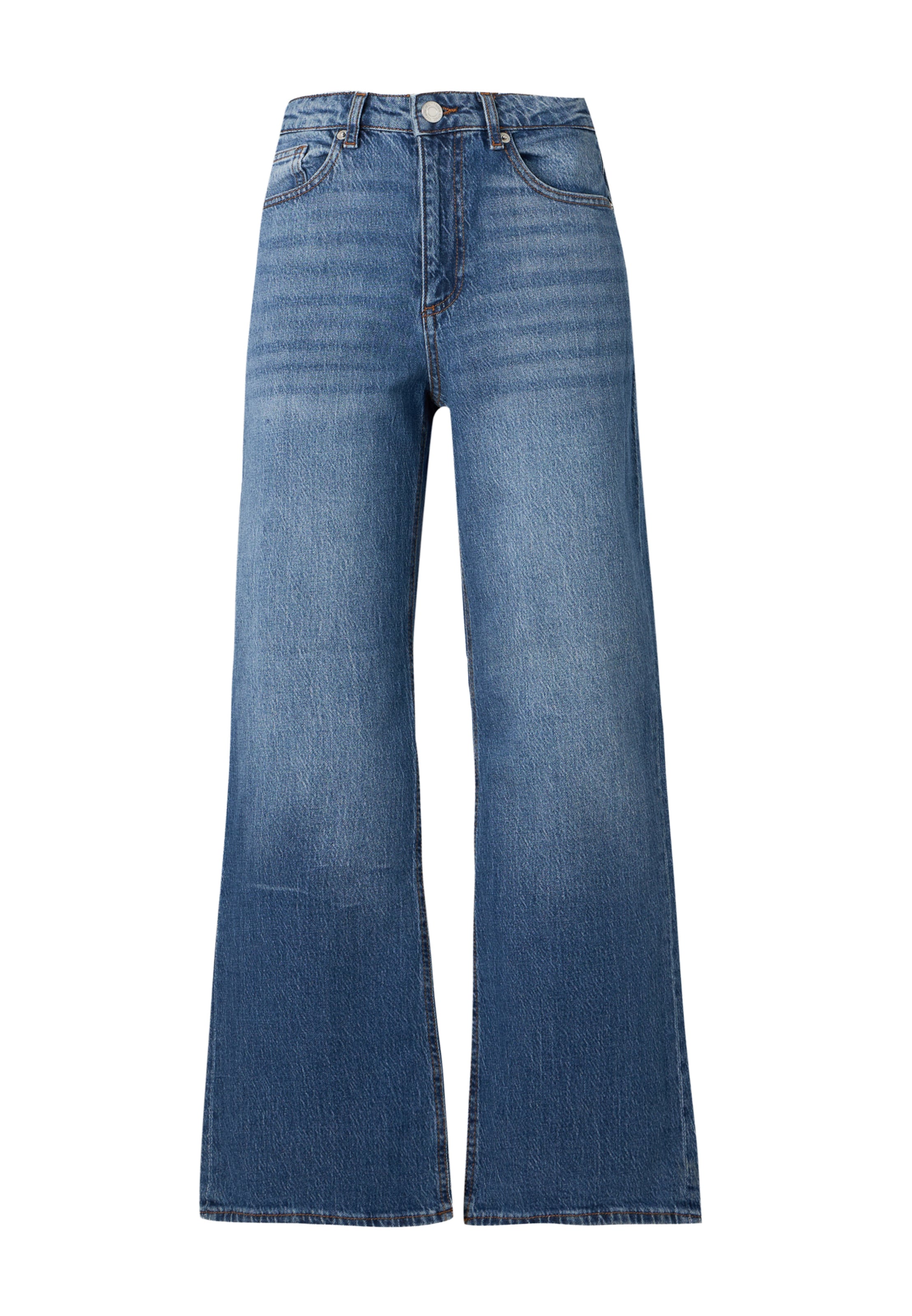 Vero Moda Petite - Pierna ancha Vaquero 'VMTESSA' en azul: frente