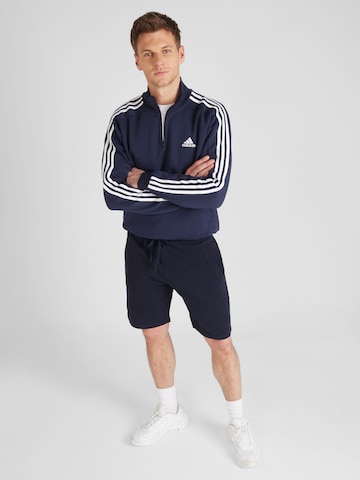 ADIDAS SPORTSWEAR Αθλητική μπλούζα φούτερ 'ESSENTIALS' σε μπλε