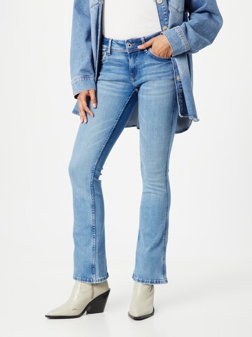 Pepe Jeans Flared Jeans in Blauw: voorkant