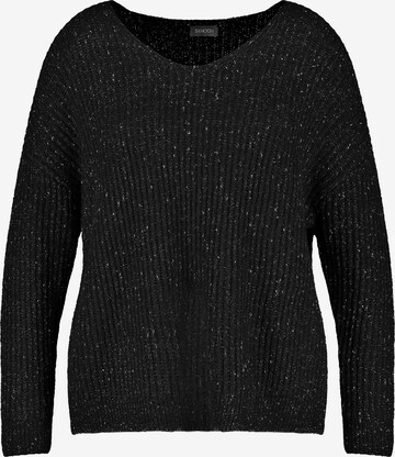 SAMOON Sweater in Black: front