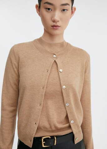 MANGO Cardigan 'Manuel' i brun