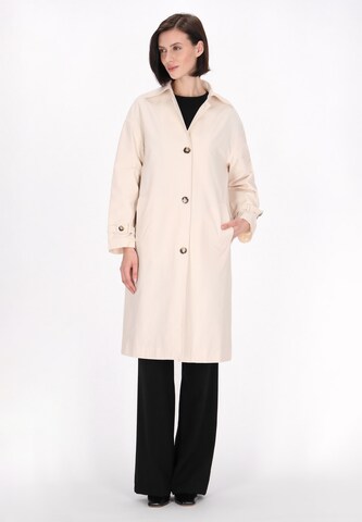 usha BLACK LABEL - Abrigo de entretiempo en blanco: frente