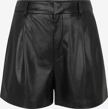 Only Petiteregular Hlače s naborima 'ONLSMOOTH' - crna boja: prednji dio