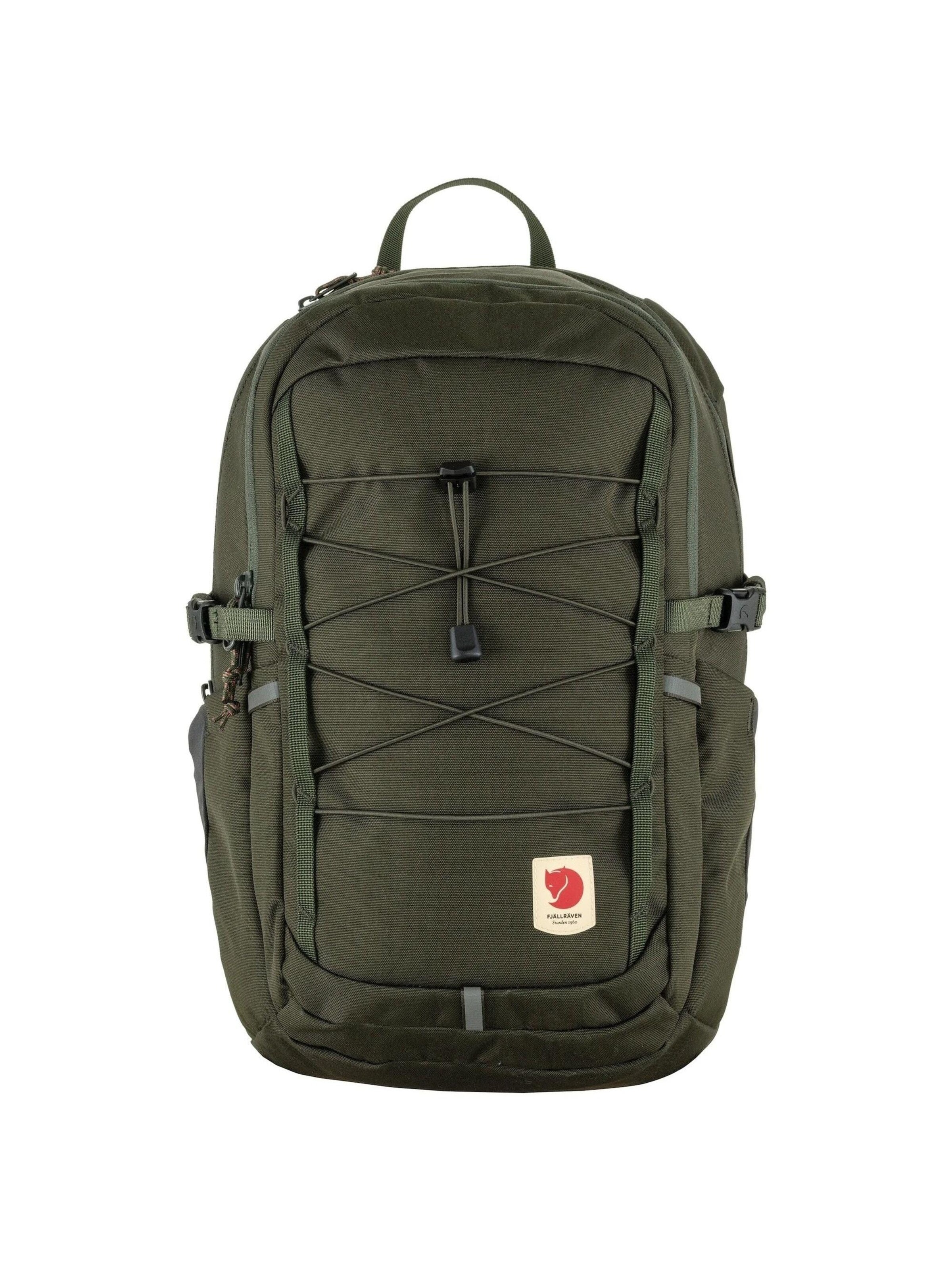 FJALLRAVEN Backpack 'Skule 20' in Green: front