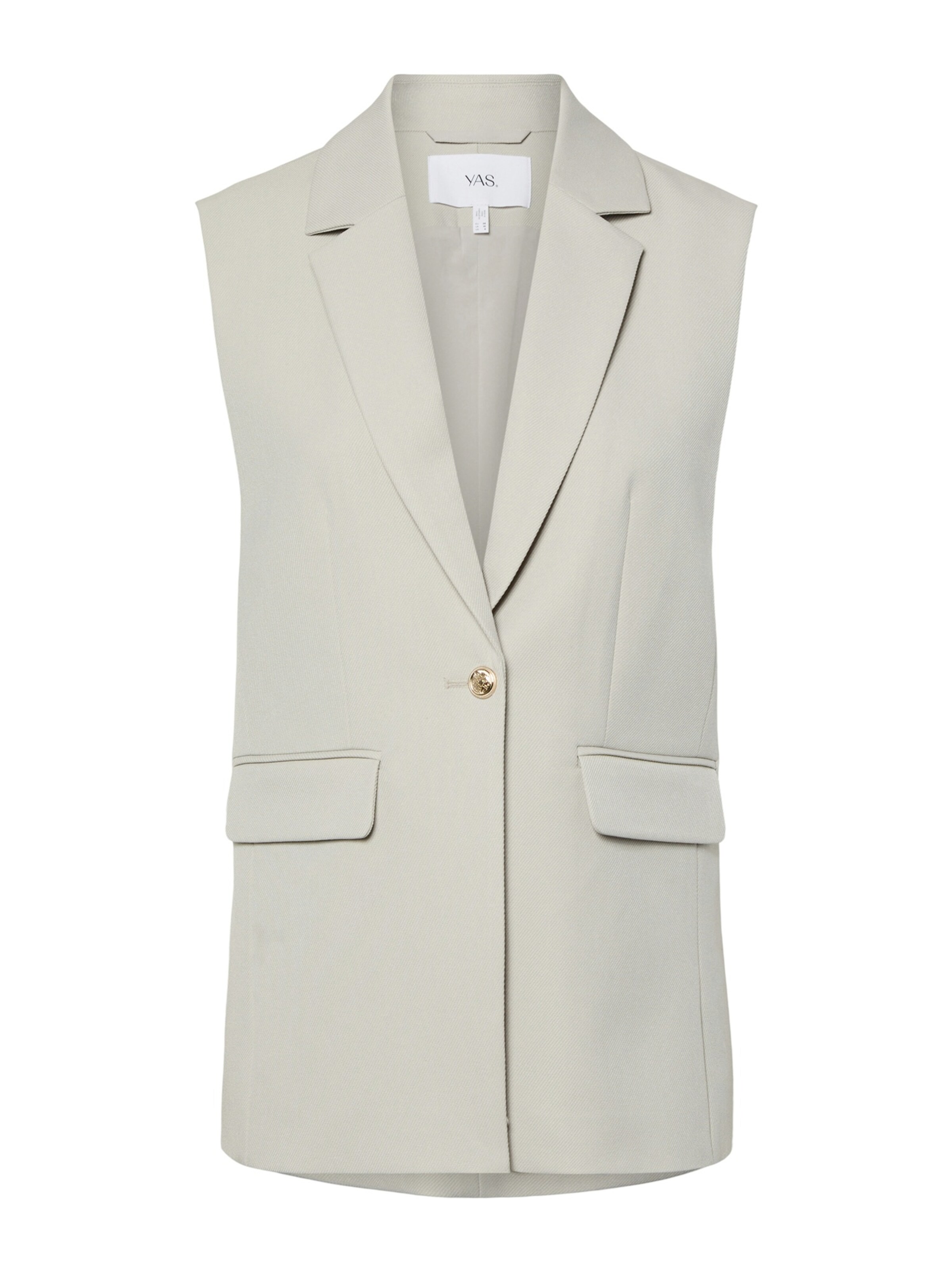 YAS - Chaleco para traje 'YASLIVO' en gris: frente