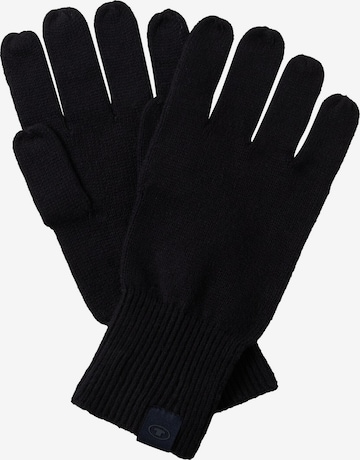 TOM TAILOR Fingerhandschuhe in Schwarz: Vorderseite