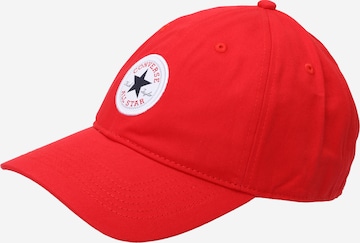 CONVERSE Czapka z daszkiem 'DAY 1' w kolorze czerwony: przód