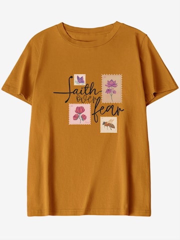 GORHEY Oversized shirt in Orange: front