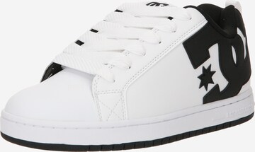 Baskets basses 'COURT GRAFFIK' DC Shoes en blanc : devant