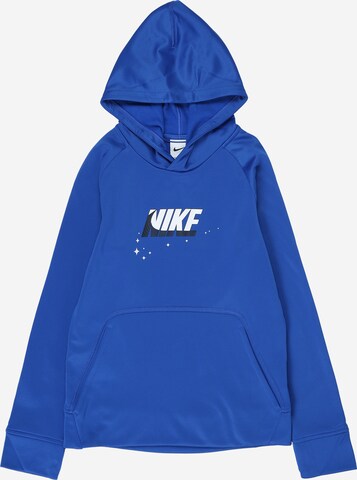 NIKE - Sweatshirt de desporto em azul: frente