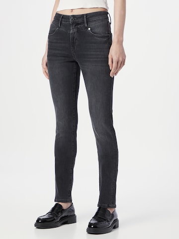 s.Oliver Slimfit Jeans in Grijs: voorkant