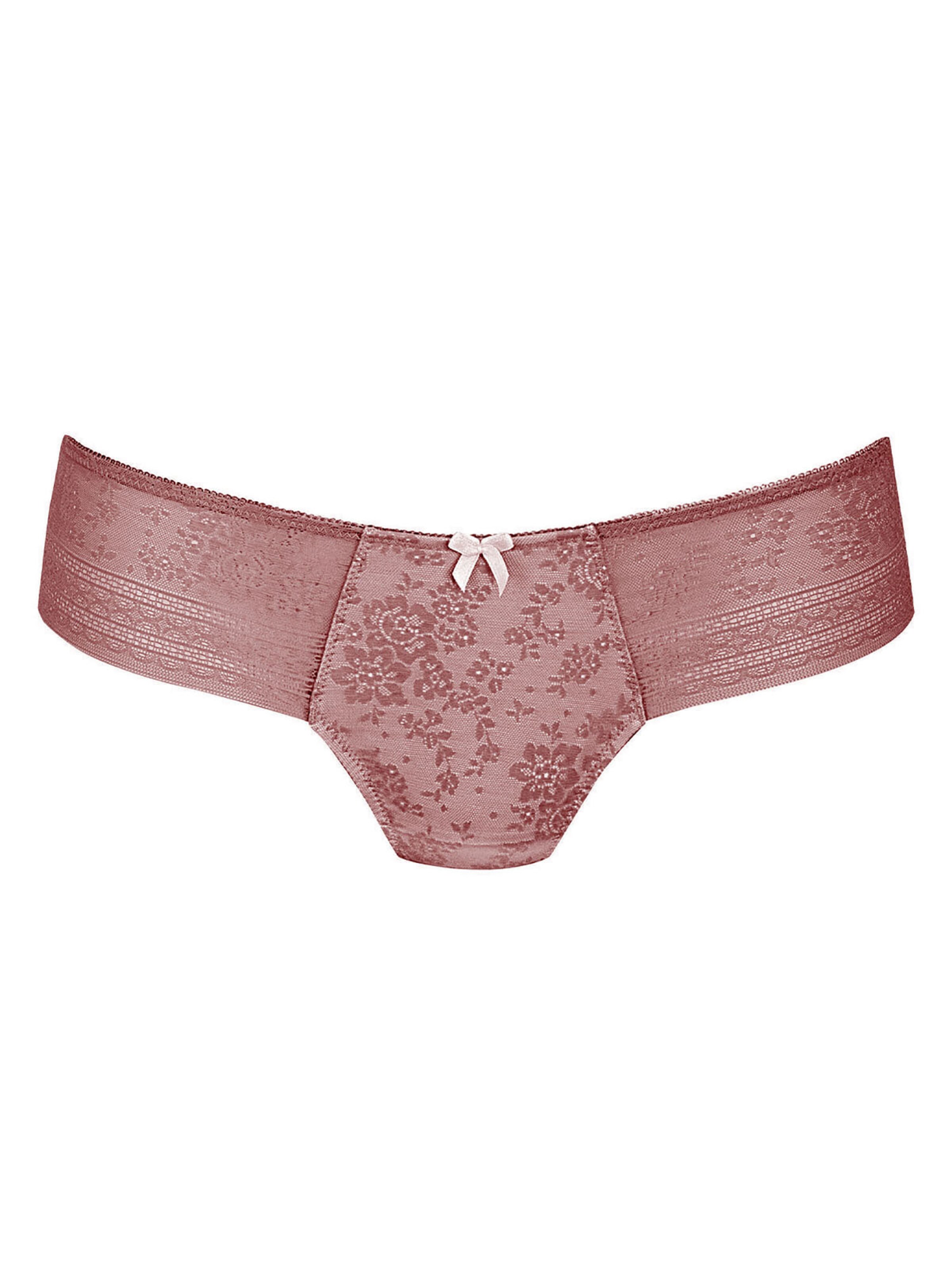 ANITA Thong 'Fleur' in Purple: front
