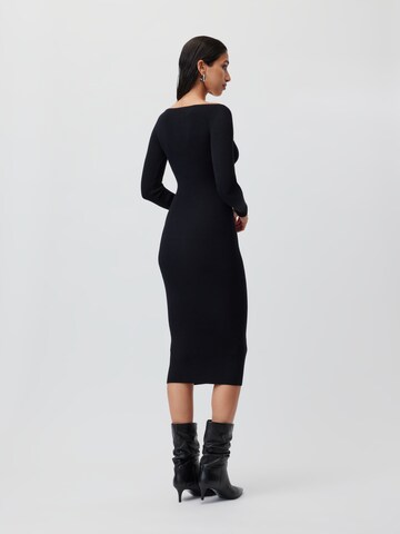 LeGer by Lena Gercke Knitted dress 'Lucia' in Black
