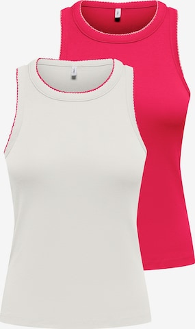 ONLY - Top 'ONLALLY' en rosa: frente