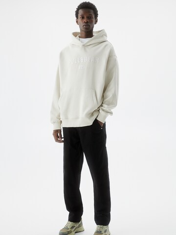 Sweat-shirt Pull&Bear en blanc